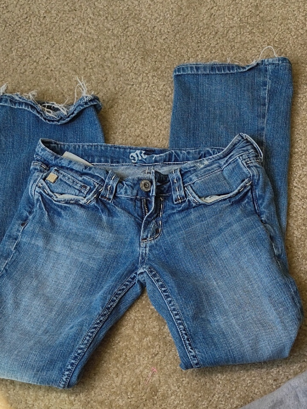 Miss Me Blue Boot Cut Denim Jeans Size 28 D20